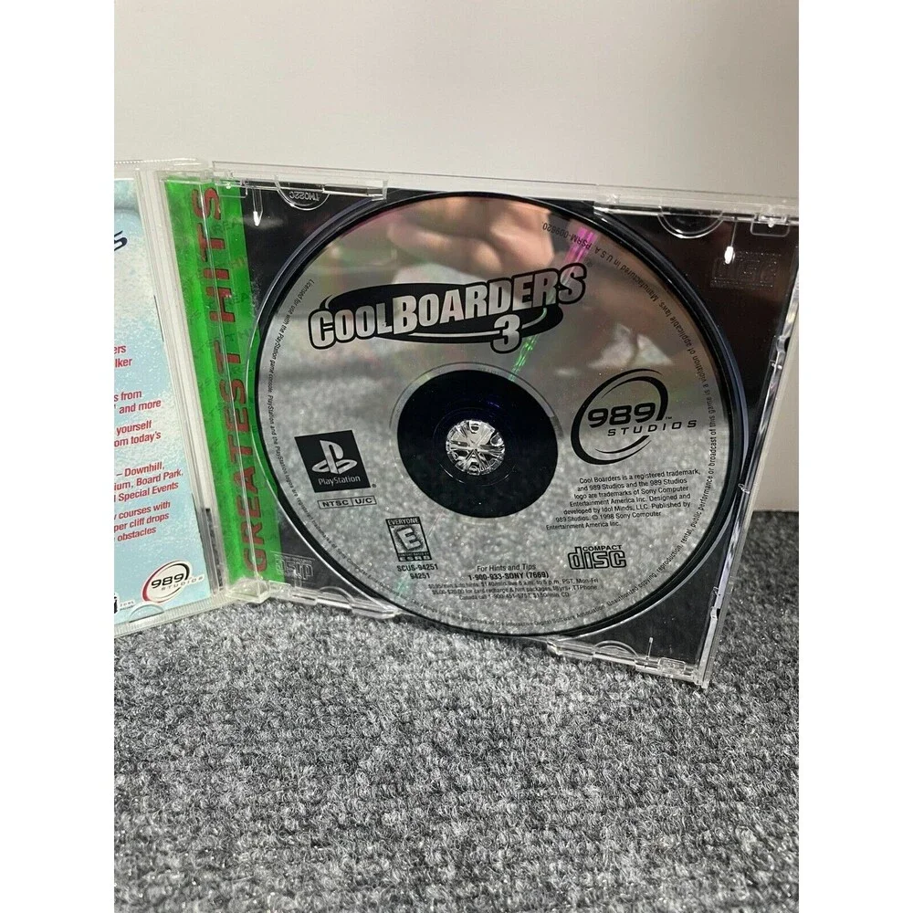 Cool Boarders 3 (Sony PlayStation 1, 1998)